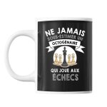 Mug escrime octog�naire homme 80 ans tasse cadeau personnalis�