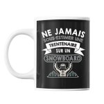 Mug femme snowboard trentenaire tasse cadeau personnalisé Mug femme snowboard trentenaire tasse cadeau personnalisé