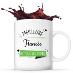 Mug meilleure fianc�e de tous les temps id�e tasse cadeau couple saint valentin femme anniversaire no�l ...