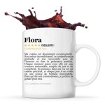 Mug flora avis copine recommandation copain tasse couple saint valentin cadeau famille anniversaire nol ...