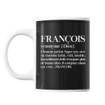 Mug fran�ois pr�nom d�finition tasse cadeau personnalis�