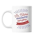 Mug - la future meilleure berg�re - c�ramique - 325 ml - r�sistant lave - vaisselle et micro - onde