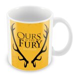 Mug game of thrones king baratheon ours is the fury Mug game of thrones king baratheon ours is the fury