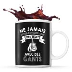 Mug gants boxe pr�nom m�tier age personnalisable tasse dr�le pour femme boxeuse id�e cadeau anniversaire ...