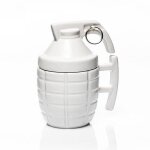 Mug grenade a goupille métallique tasse café et pour cappuccino Mug grenade a goupille métallique tasse café et pour cappuccino