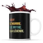Mug guy mythe légende vintage tasse prénom cadeau anniversaire humour Mug guy mythe légende vintage tasse prénom cadeau anniversaire humour