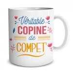 Mug humoristique copine de compet