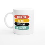 Mug humour bricolo le roi l'expert la l�gende - mug drole - id�e cadeau original - tasse fun