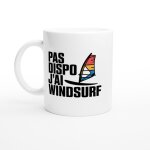 Mug humour pas dispo j'ai windsurf - mug drole - id�e cadeau original - tasse fun