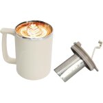Mug inox 500 ml, tasse isotherme pour café avec couvercle et filtre a thé, mug isotherme café a double ... Mug inox 500 ml, tasse isotherme pour café avec couvercle et filtre a thé, mug isotherme café a double ...