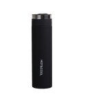 Mug isotherme en acier inoxydable - thermos noir de 500 ml pour boissons chaudes et froides, id�al pour ...
