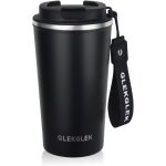 Mug isotherme cafe avec couvercle 500ml en acier inoxydable anti - fuite tasse de voyage portable pour ...