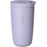 Mug isotherme pour caf� a emporter 350ml - anti - fuite, double paroi, acier inox, boissons chaudes et ...