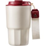 Mug isotherme cafe caf� tasse isotherme en acier inoxydable r�utilisable tasse de voiture avec couvercle ...