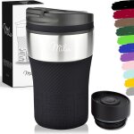 Mug isotherme etanche 210ml i thermos i pour café et thé a emporter, double paroi sous vide, acier inoxydable ... Mug isotherme etanche 210ml i thermos i pour café et thé a emporter, double paroi sous vide, acier inoxydable ...