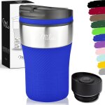 Mug isotherme etanche 210ml i thermos caf - th i tasse isole pour caf et th a emporter, double paroi ...