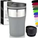 Mug isotherme etanche 210ml i thermos caf - th i tasse isole pour caf et th a emporter, double paroi ...