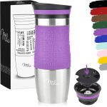 Mug isotherme etanche 370ml, 450ml i thermos café - thé i tasse isolée pour café et thé a emporter, double ... Mug isotherme etanche 370ml, 450ml i thermos café - thé i tasse isolée pour café et thé a emporter, double ...