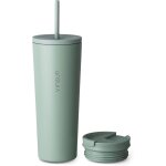 Mug isotherme avec paille et couvercle 720ml - acier inoxydable, anti - fuite, double paroi, boissons ... Mug isotherme avec paille et couvercle 720ml - acier inoxydable, anti - fuite, double paroi, boissons ...