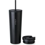 Mug isotherme avec paille et couvercle 720ml - acier inoxydable, anti - fuite, double paroi, boissons ... Mug isotherme avec paille et couvercle 720ml - acier inoxydable, anti - fuite, double paroi, boissons ...