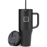 Mug isotherme avec paille et poignée - 1. 2l - gobelet isotherme en inox a double paroi - tasse anti ... Mug isotherme avec paille et poignée - 1. 2l - gobelet isotherme en inox a double paroi - tasse anti ...