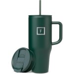 Mug isotherme avec paille et poignée - 1. 2l - gobelet isotherme en inox a double paroi - tasse anti ... Mug isotherme avec paille et poignée - 1. 2l - gobelet isotherme en inox a double paroi - tasse anti ...