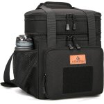 Mug isotherme travel mug helia avec paille en verre durable & brosse de nettoyage etanche sans bpa en ...