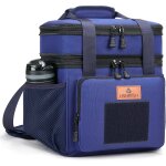 Mug isotherme travel mug helia avec paille en verre durable & brosse de nettoyage etanche sans bpa en ...