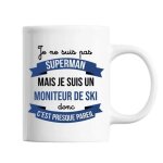 Mug je ne suis pas superh�ros, je suis moniteur de ski