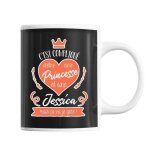 Mug jessica la princesse tasse prnom tasse cadeau personnalis