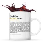 Mug - jo�lle - c�ramique - cylindrique - compatible lave - vaisselle