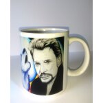 Mug johnny hallyday, id�e cadeau, loup, tasse a caf�, musique, chanteur, rock, boss, maison et d�co, ...