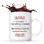Mug - kenzo - tasse personnalis�e - c�ramique - compatible lave - vaisselle - design contemporain