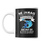 Mug kitesurf quarantenaire homme 40 ans tasse cadeau personnalis