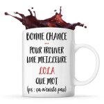 Mug - lola - tasse cadeau - c�ramique - blanc - cylindrique