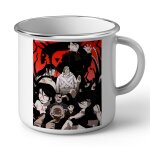 Mug en mtal emaill full metal alchemist brotherhood mechants