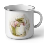 Mug en mtal emaill herisson fer a repasser illustration enfant beatrice potter