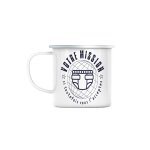 Mug en mtal emaill votre mission changer les couches parodie film humour