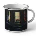 Mug en mtal emaill night window 1928 edward hopper peinture realisme amerique