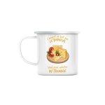 Mug en métal emaillé plateau de fromage - l'argent ne fait pas le bonheur Mug en métal emaillé plateau de fromage - l'argent ne fait pas le bonheur