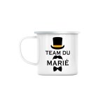 Mug en mtal emaill team du mari smoking mariage marie gentleman tuxedo