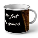 Mug en métal emaillé the foot citation inspirante anglais bouddha bouddhisme bien etre spiritualite Mug en métal emaillé the foot citation inspirante anglais bouddha bouddhisme bien etre spiritualite