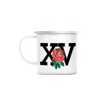 Mug en mtal emaill xv angleterre rugby sport ballon equipe