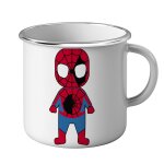 Mug métal tasse bébé spiderman dessin mignon Mug métal tasse bébé spiderman dessin mignon