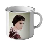 Mug mtal tasse photo de star clbrit coco chanel cratrice mode original