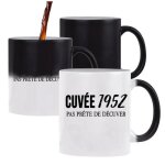 Mug magique cuve 1952 tasse anniversaire 70 ans humour alcool changement de couleur