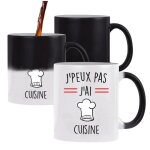 Mug magique j'peux pas cuisine toque tasse humour tasse cadeau personnalisé Mug magique j'peux pas cuisine toque tasse humour tasse cadeau personnalisé