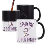 Mug magique j'peux pas danse licorne tasse humour tasse cadeau personnalis