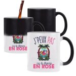 Mug magique j'peux pas flamant rose flemme tasse humour tasse cadeau personnalis