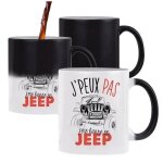 Mug magique j'peux pas jeep tasse humour tasse cadeau personnalis�